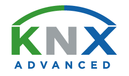 Logo oficial KNX, certificació professional en sistemes de domòtica intel·ligent